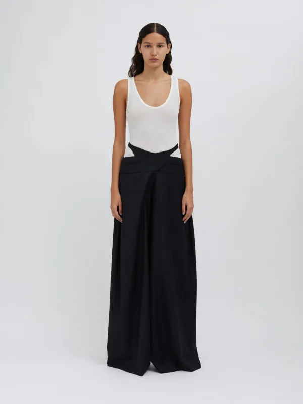 Tourmaline Cross Waist Trouser sold by Christopher Esber