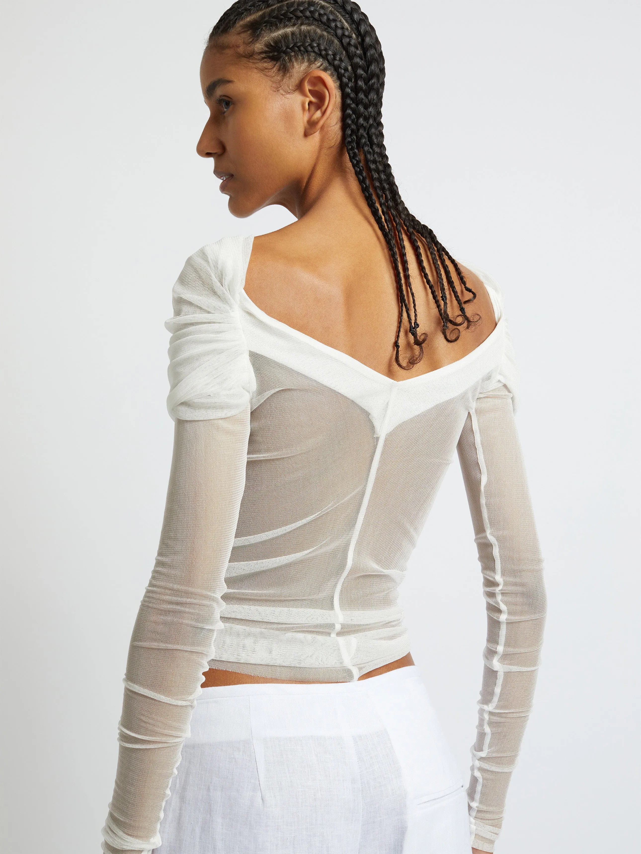 Low Rise Linen Trouser sold by Christopher Esber product image thumbnail 4