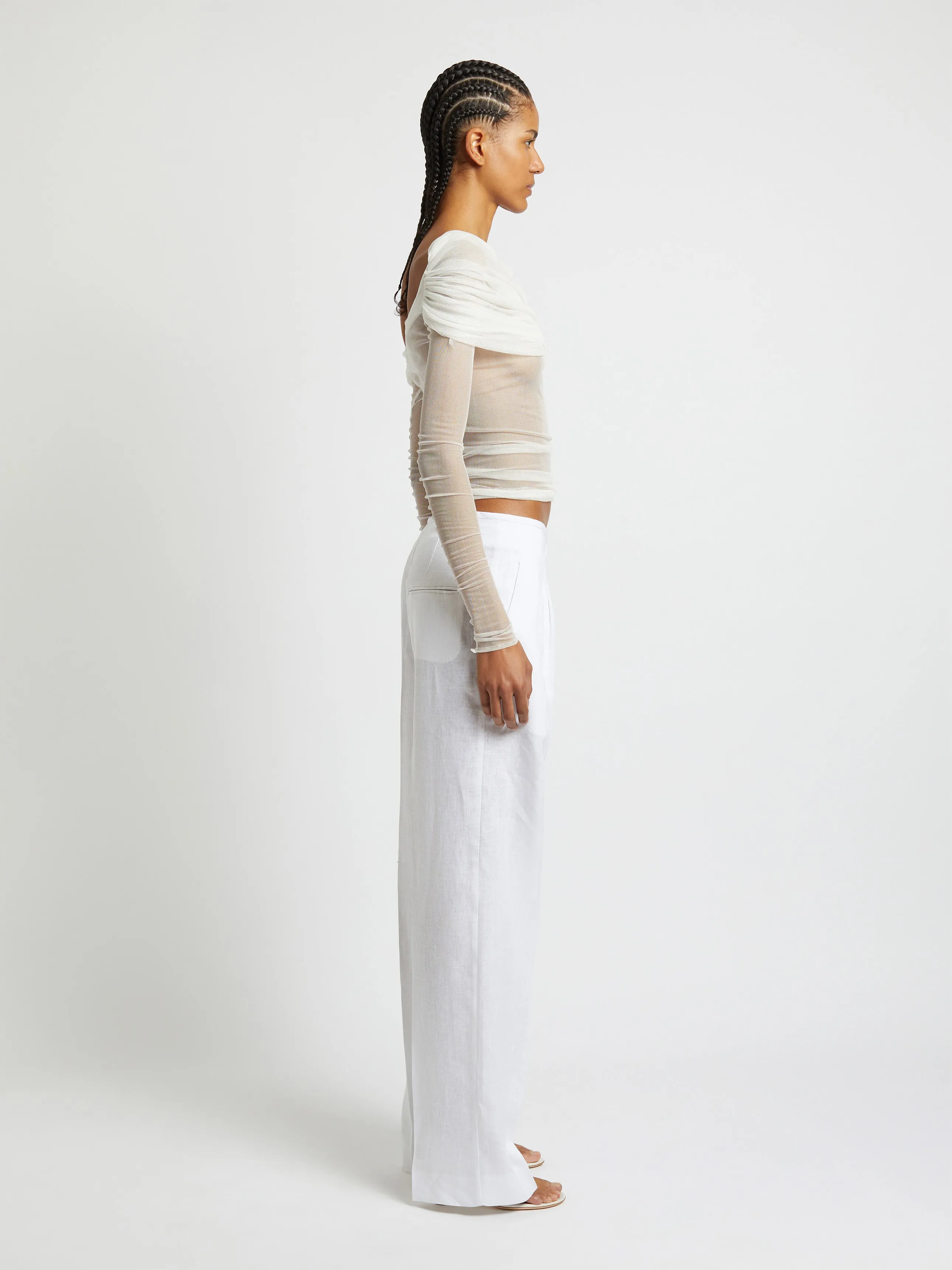 Low Rise Linen Trouser sold by Christopher Esber product image thumbnail 2