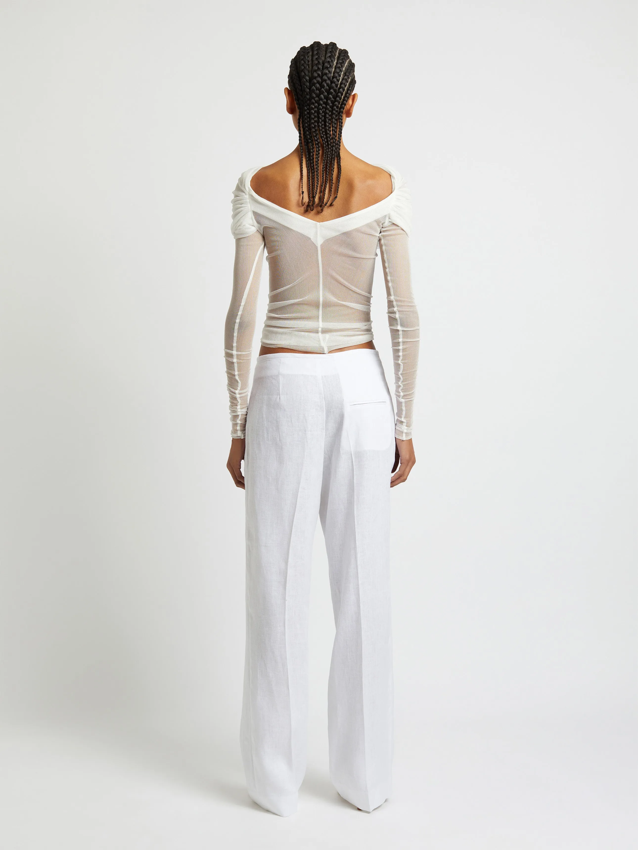 Low Rise Linen Trouser sold by Christopher Esber product image thumbnail 3