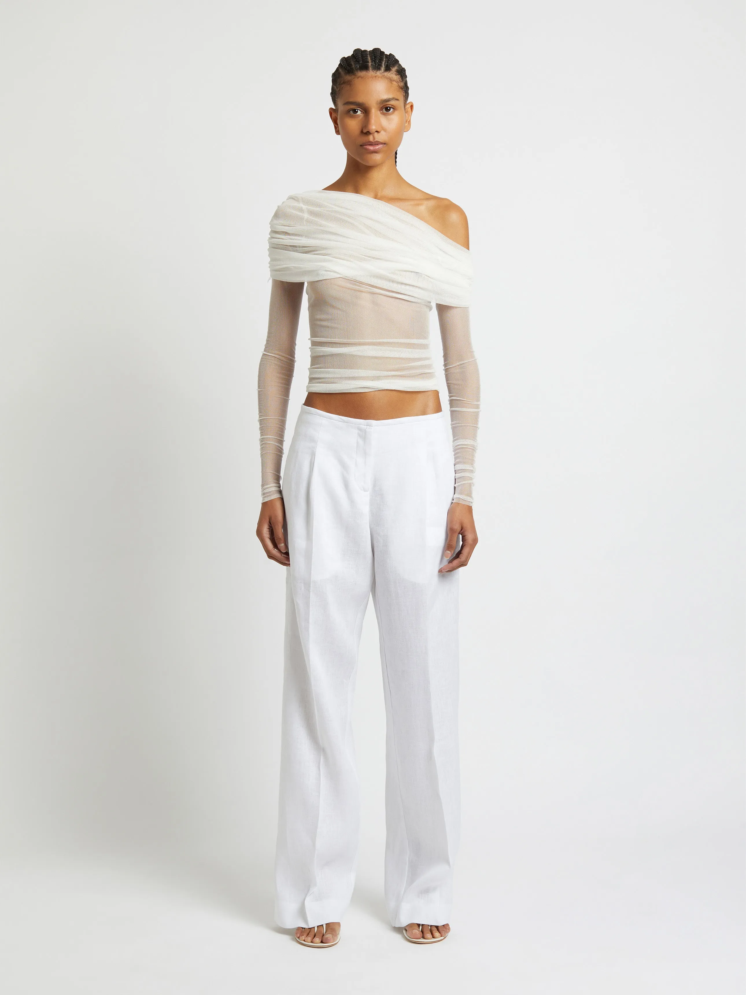 Low Rise Linen Trouser sold by Christopher Esber