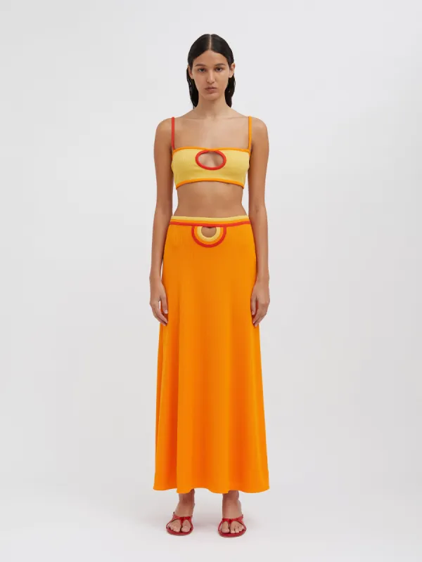 Multi Verner Loophole Skirt made by Christopher Esber