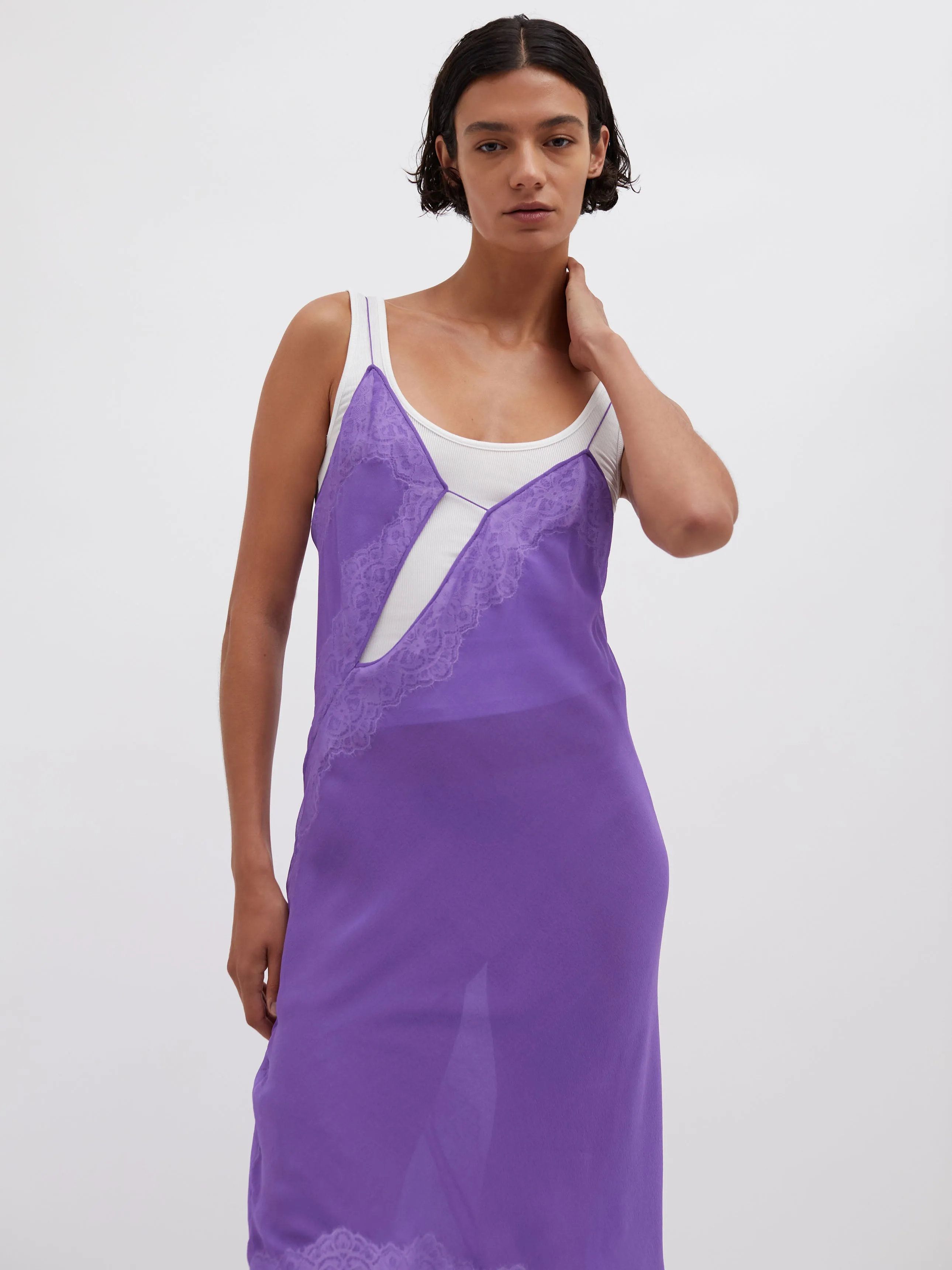 Encased Lace Cami Tank Dress sold by Christopher Esber product image thumbnail 3