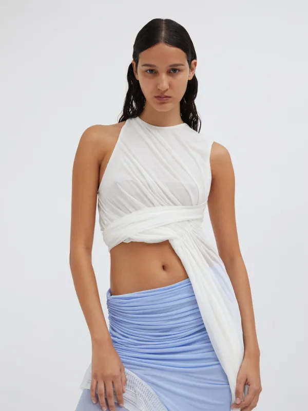 Disender Drape Weave Top sold by Christopher Esber