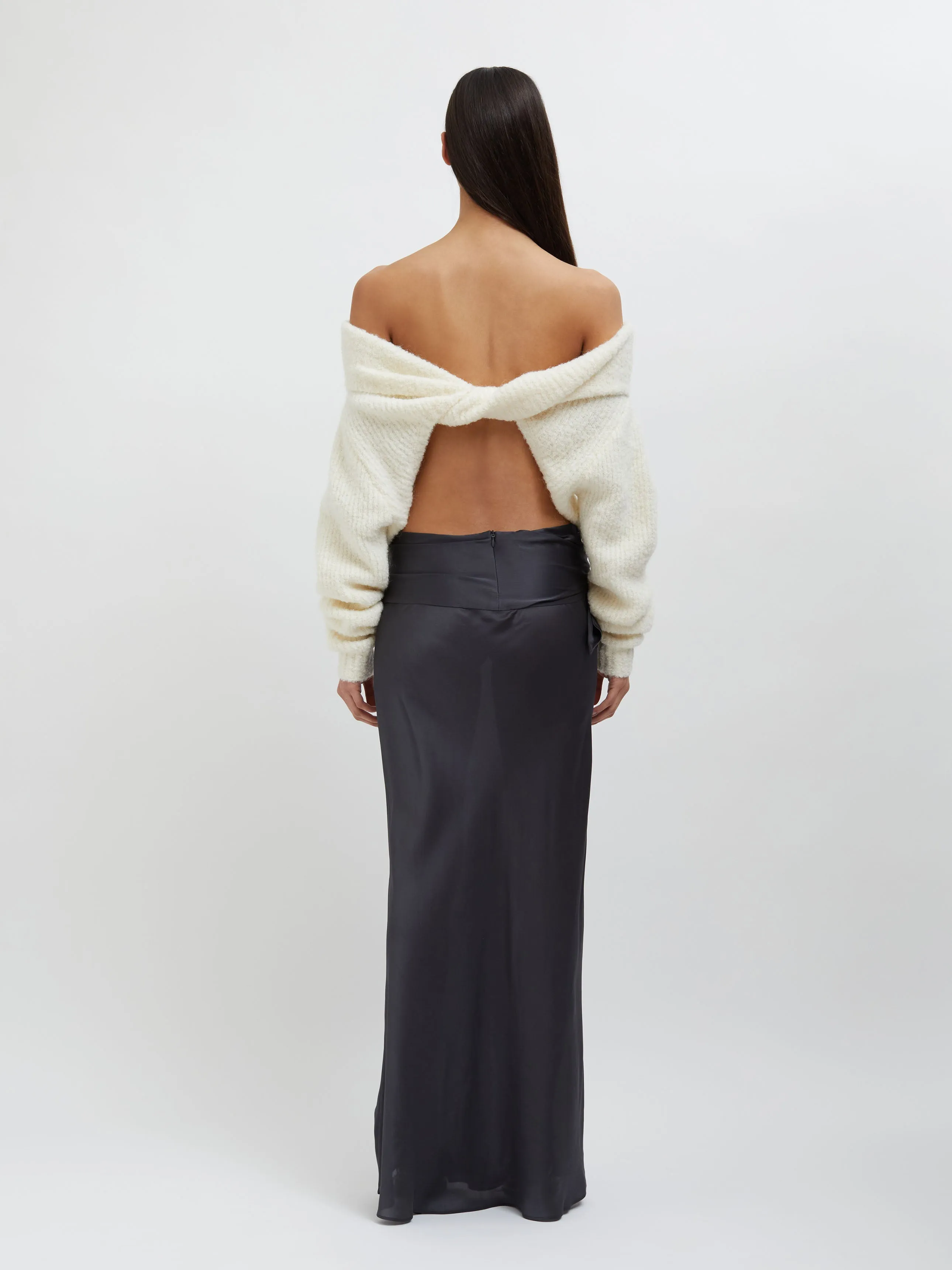 Wrapped Tie Silk Skirt sold by Christopher Esber product image thumbnail 4
