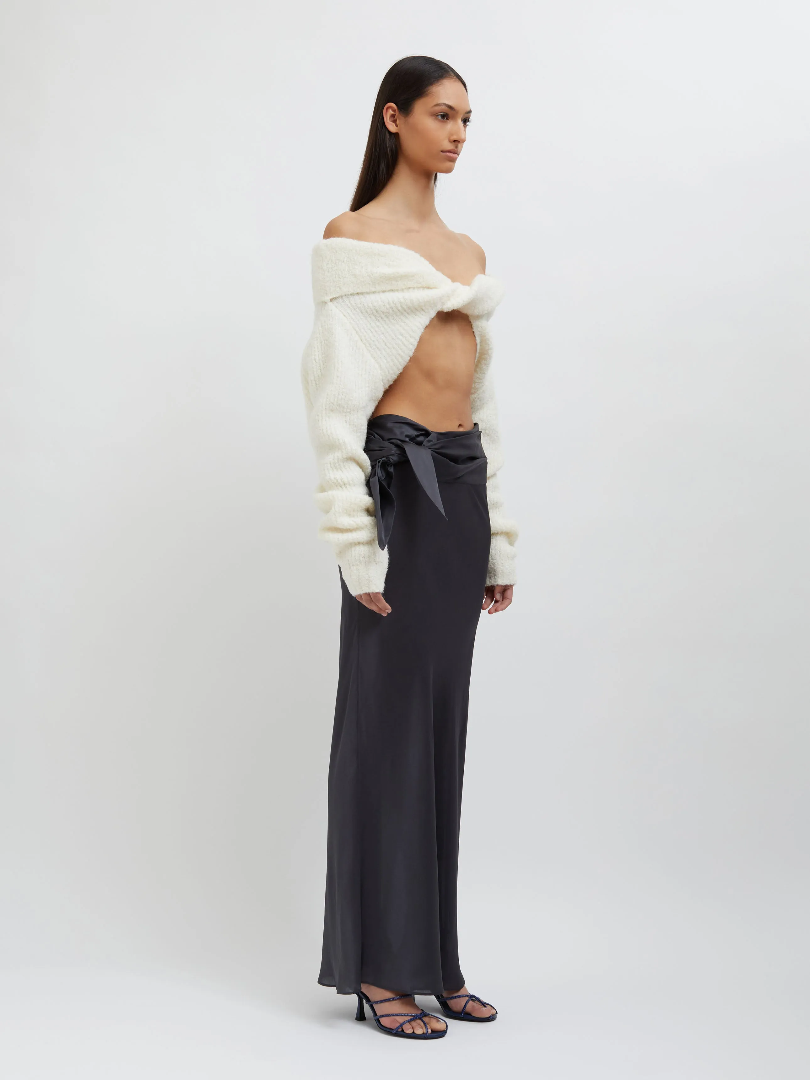 Wrapped Tie Silk Skirt sold by Christopher Esber product image thumbnail 3