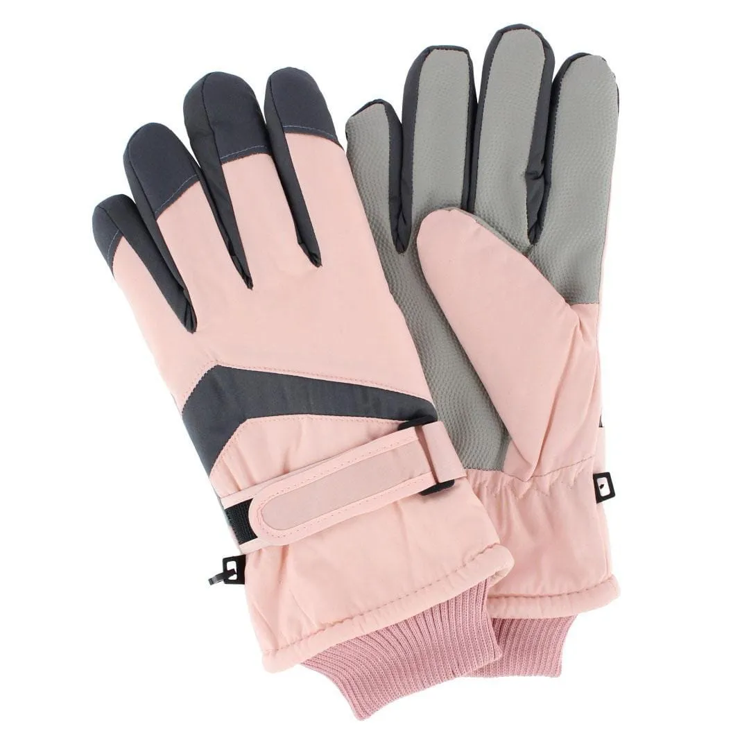 CTM® Adult Winter Ski Gloves with Extended Cuff and Wrist Strap by Wootie sold by Belt Outlet product image thumbnail 4