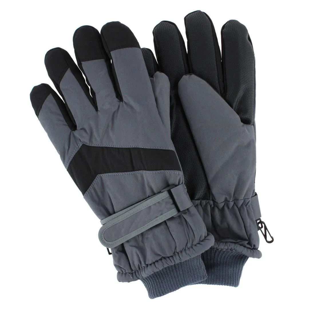 CTM® Adult Winter Ski Gloves with Extended Cuff and Wrist Strap by Wootie sold by Belt Outlet