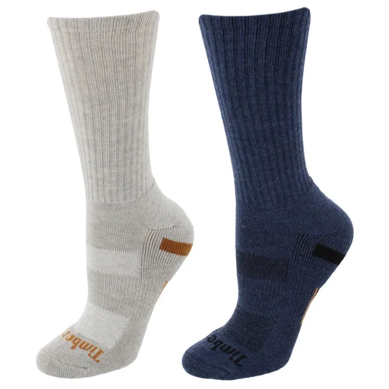 Timberland Women's Comfort Performance Crew Socks (2 Pack) made by Timberland
