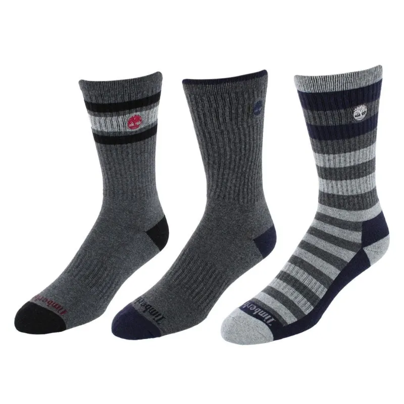 Timberland Men's Comfort Cushioned Cotton Blend Crew Socks (3 Pair Pack) sold by Belt Outlet