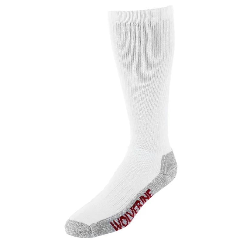 Wolverine Men's Steel Toe Cotton Over The Calf Sock (2 Pair Pack) made by Wolverine