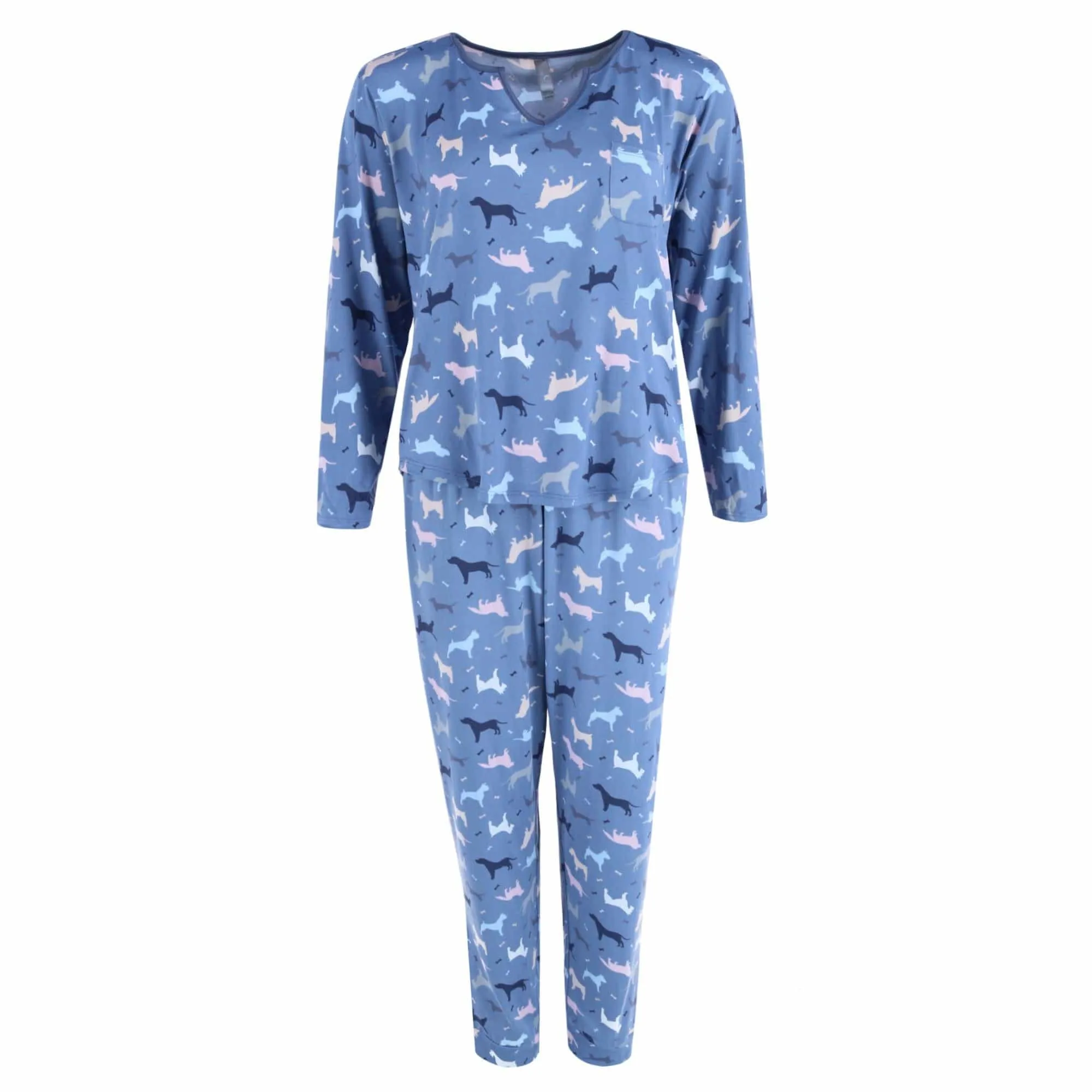 PJ Couture Women's Dog Print Pajama Jogger Set sold by Belt Outlet product image thumbnail 3