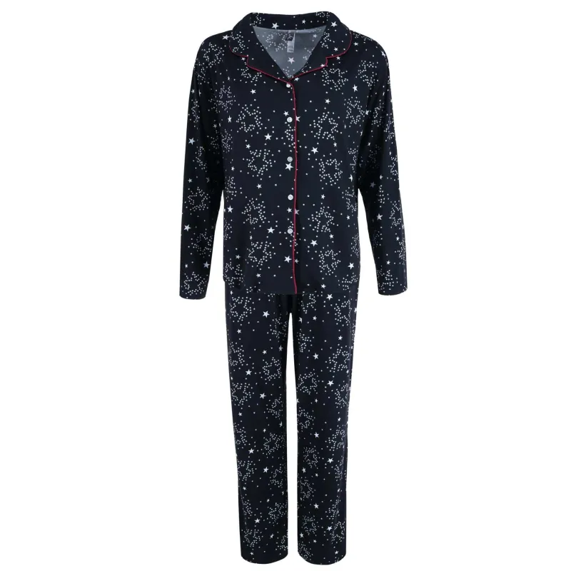 PJ Couture Women's Plus Size Star Print Pajama Set sold by Belt Outlet