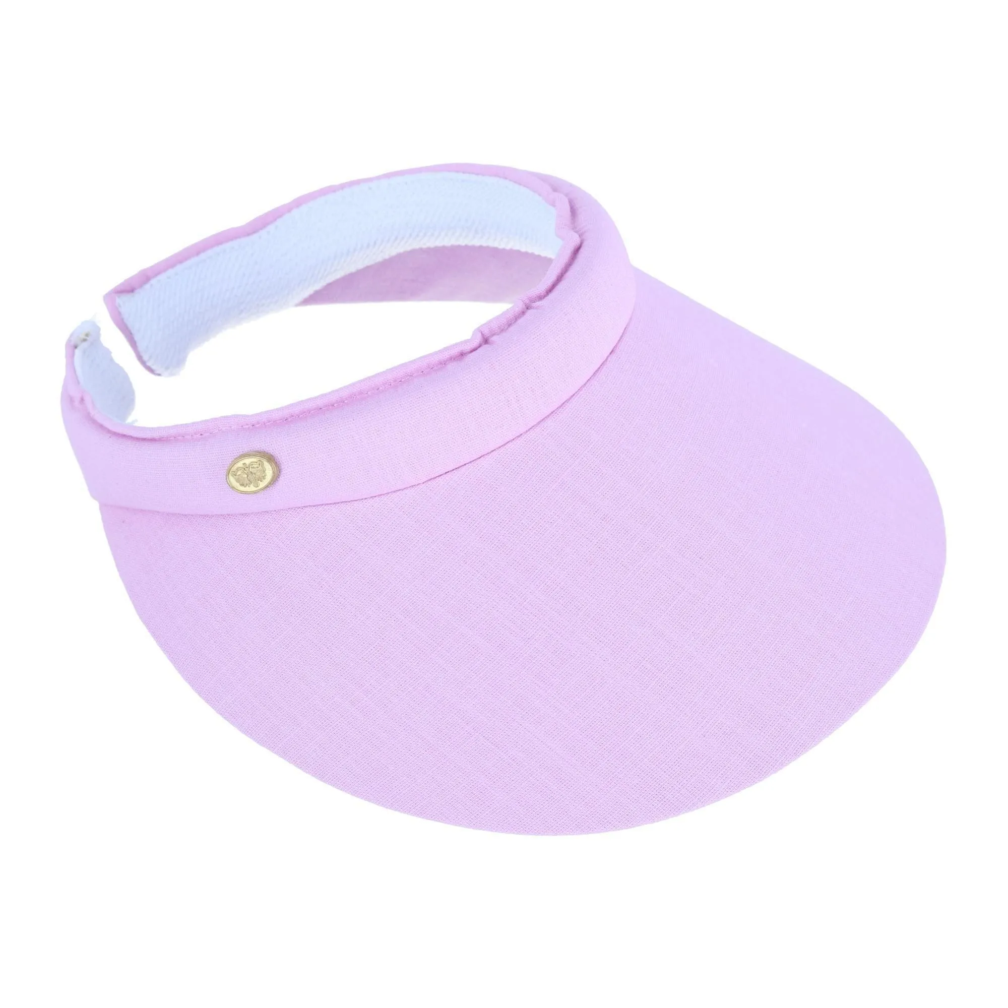 Angela & William Women's Solid Cotton Clip Visor sold by Belt Outlet