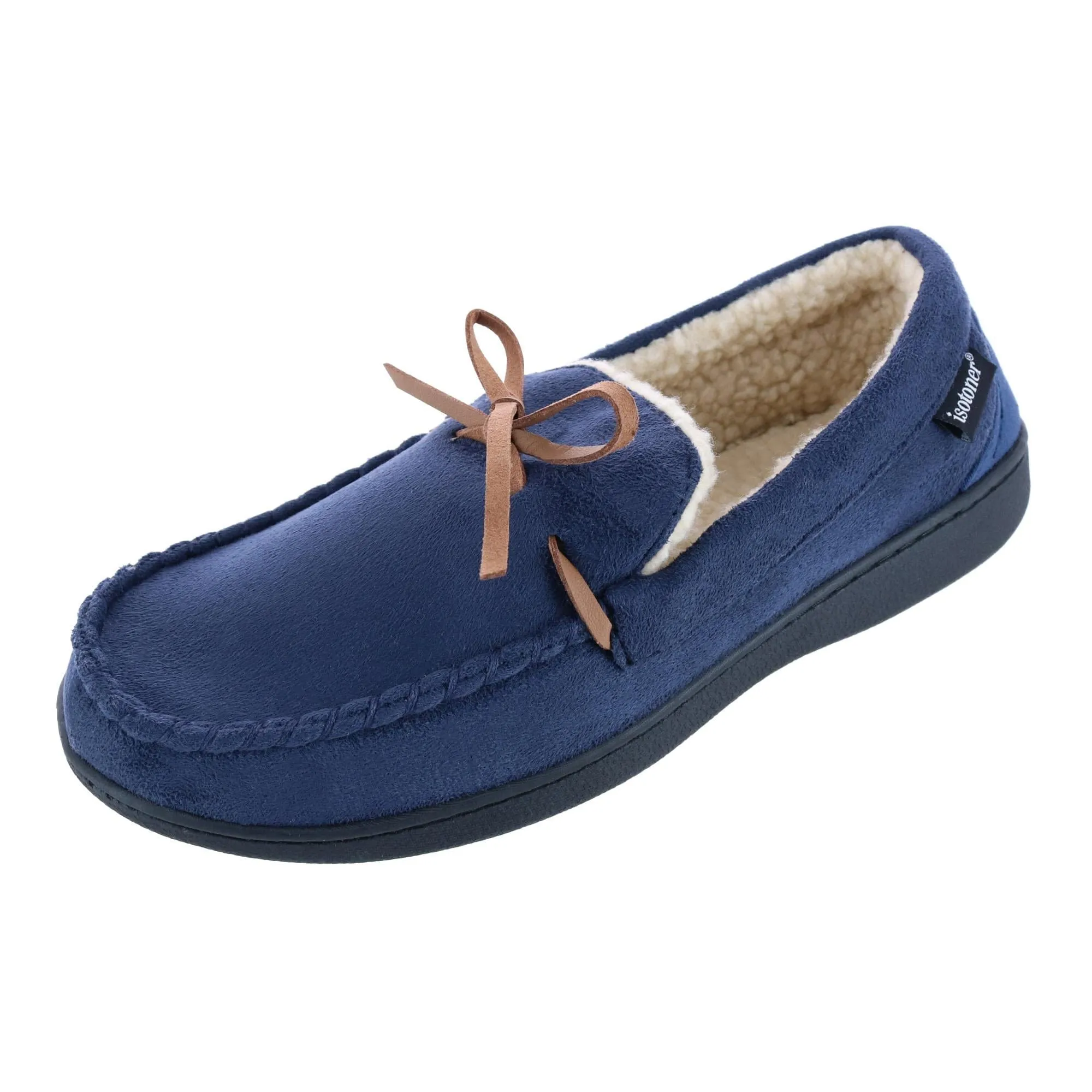 Isotoner Men's Microsuede Nigel Moccasin Slipper sold by Belt Outlet