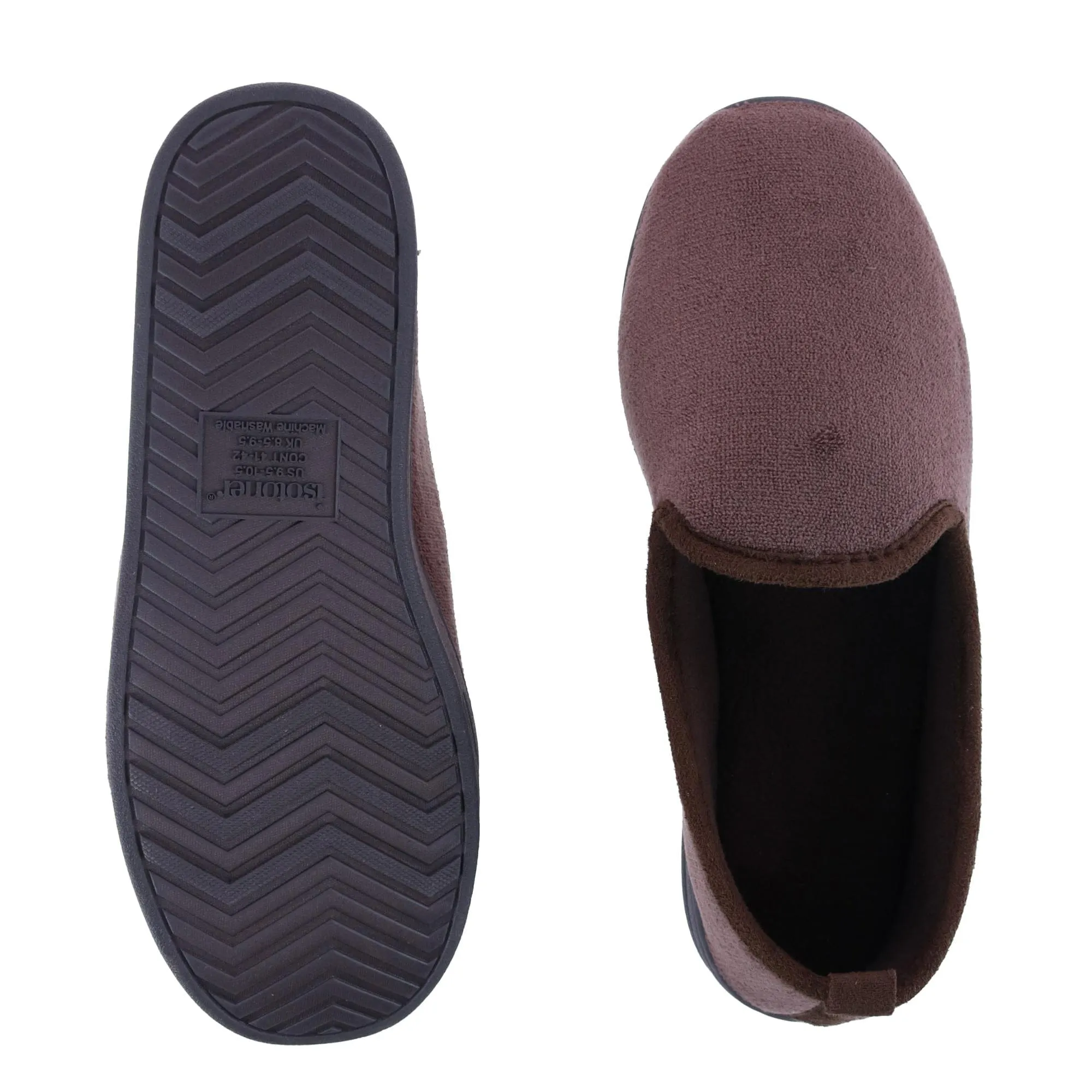 Isotoner Men's Microterry Samson Closed Back Slipper sold by Belt Outlet product image thumbnail 5