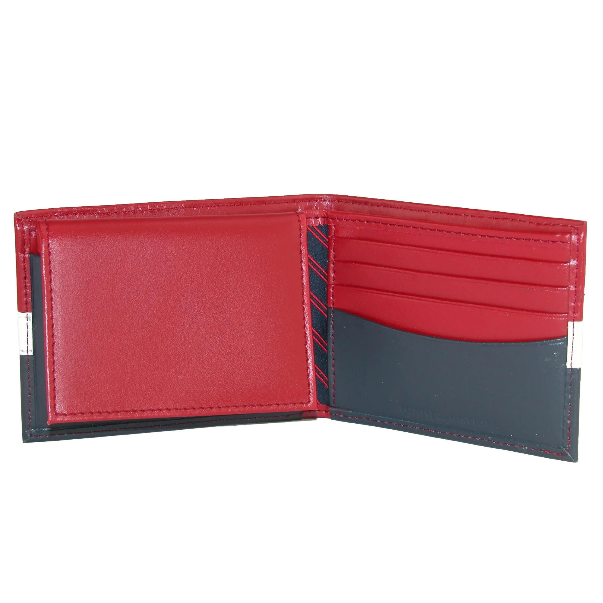 Tommy Hilfiger Men's Leather Americana Stripe Bifold Wallet sold by Belt Outlet product image thumbnail 4