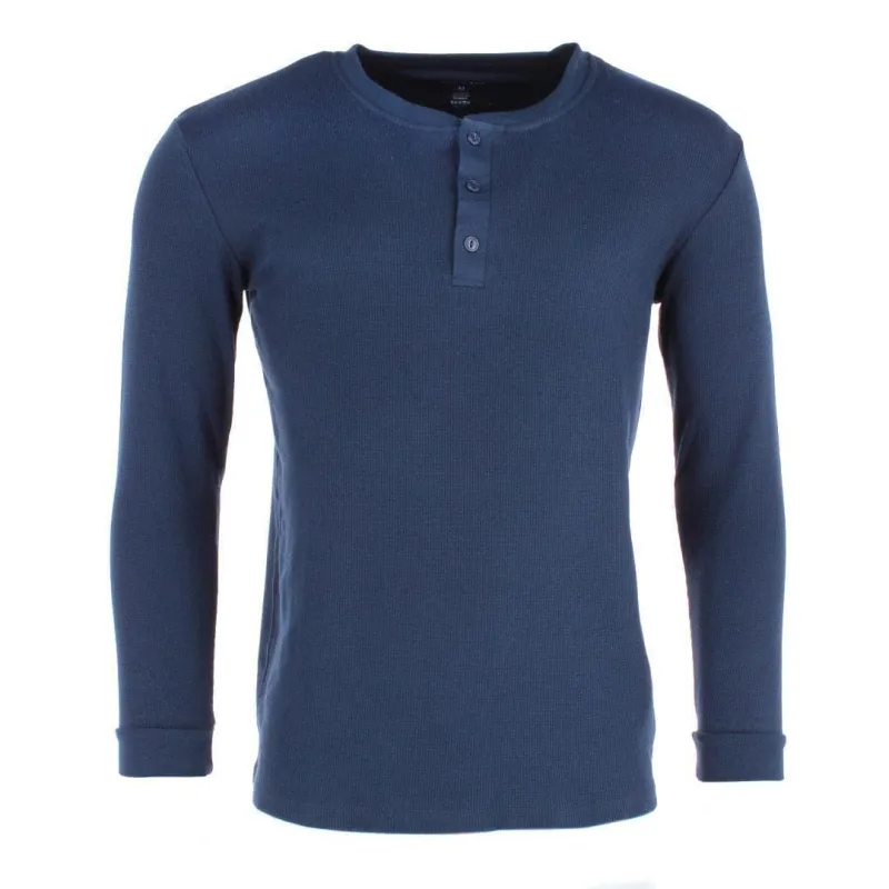 CTM® Men's Henley Thermal Underwear Shirt sold by Belt Outlet