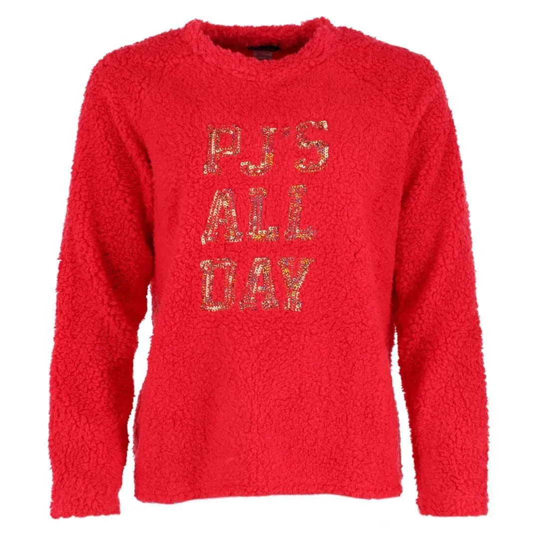 em & alfie Women's PJ All Day Plaid Crewneck Pajama Set sold by Belt Outlet product image thumbnail 4