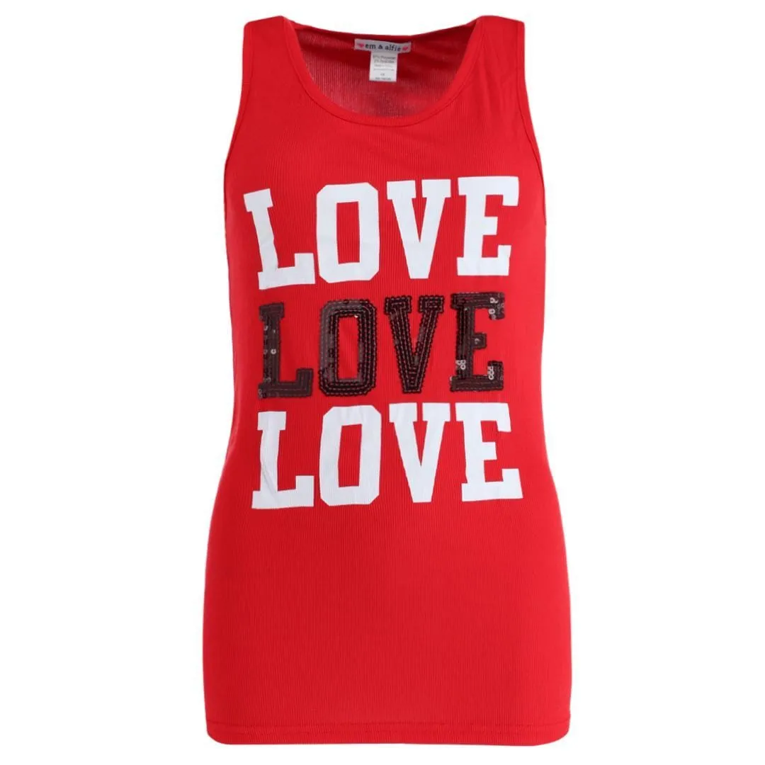 em & alfie Women's Plus Love Tank Buffalo Check Pajama Set sold by Belt Outlet product image thumbnail 4