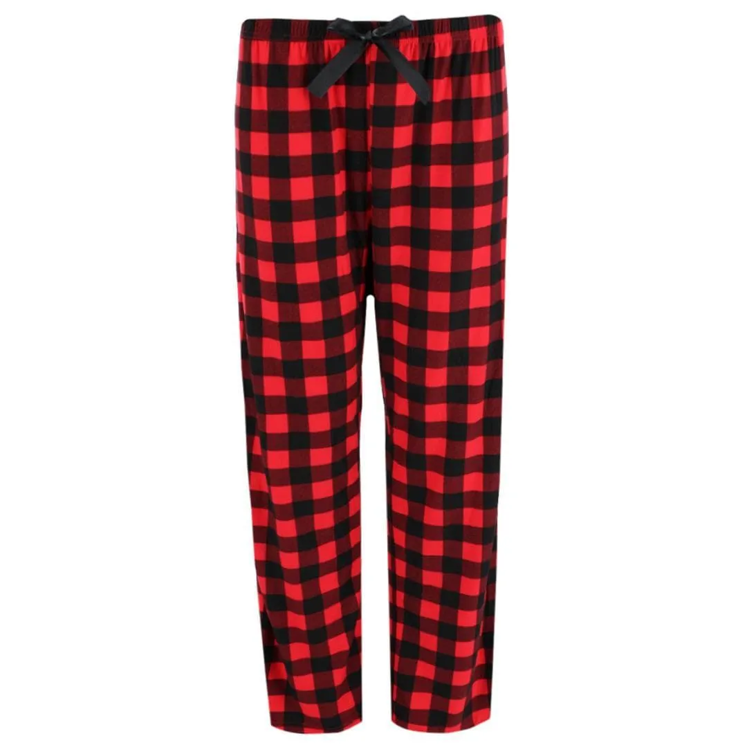 em & alfie Women's Plus Love Tank Buffalo Check Pajama Set sold by Belt Outlet product image thumbnail 5