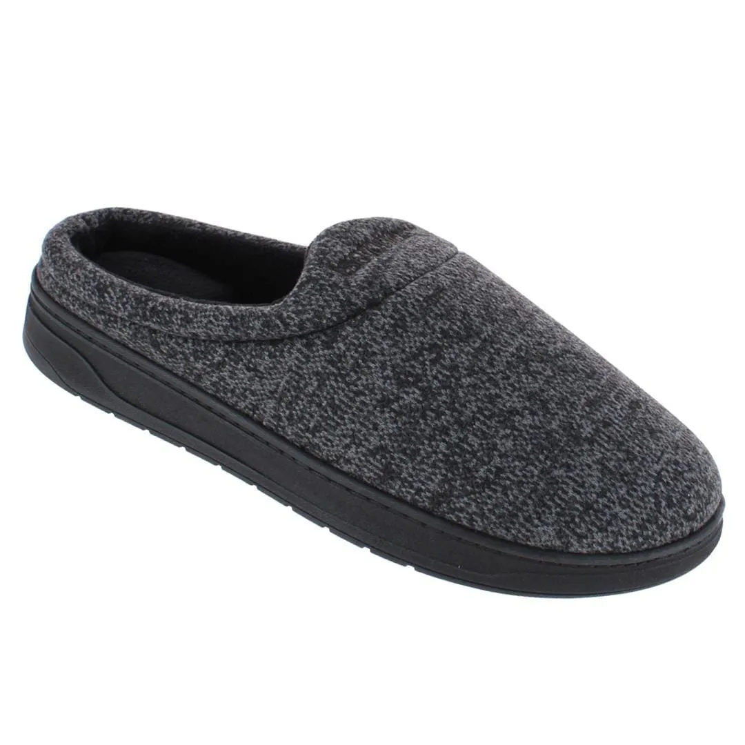 Isotoner Men's Heathered Knit Brady Hoodback Slipper sold by Belt Outlet product image thumbnail 4