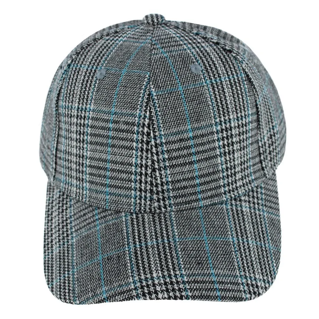 CTM® Women's Plaid Trucker Hat sold by Belt Outlet product image thumbnail 3