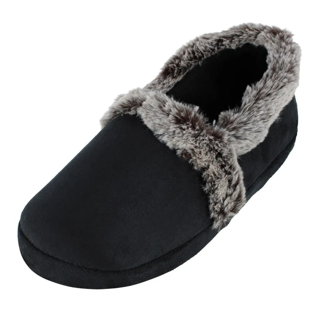 Isotoner Women's Recycled Microsuede A-Line Moccasin Slippers sold by Belt Outlet product image thumbnail 4