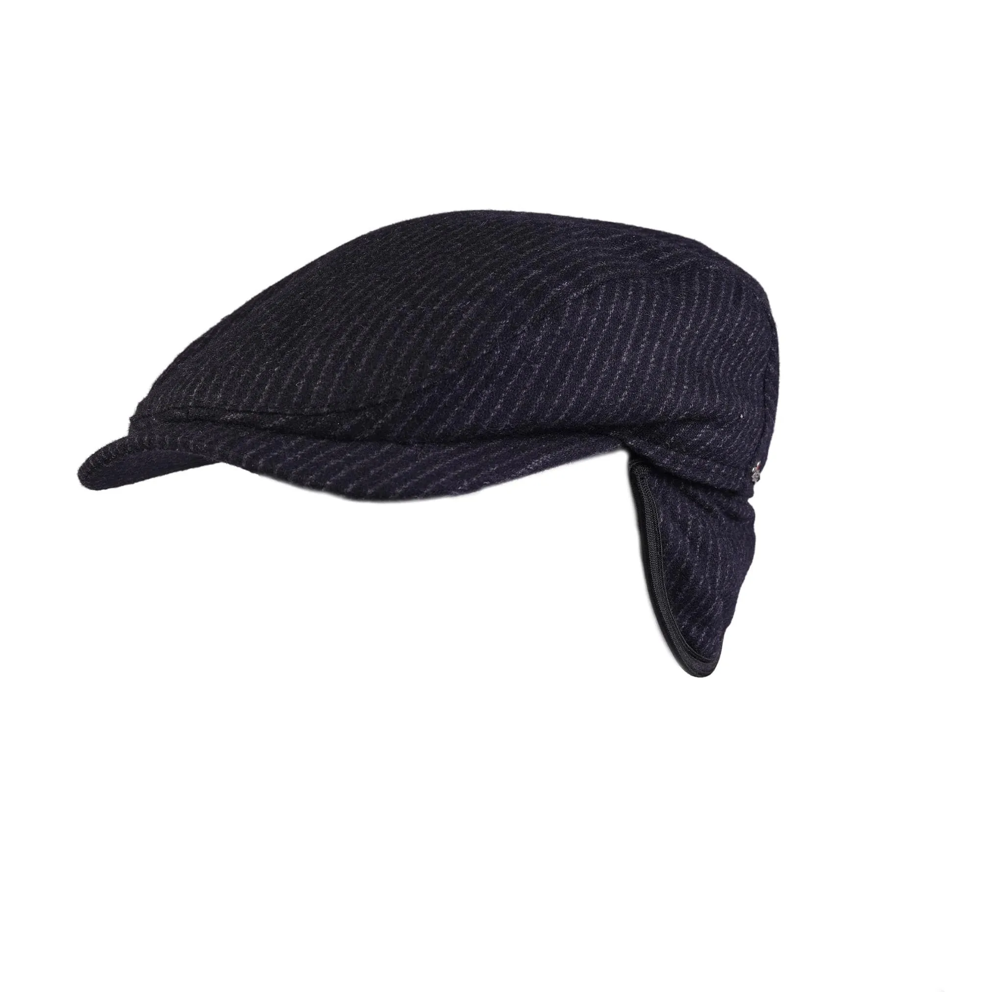 Wigens Men's Striped Ivy Contemporary Earflap Cap sold by Belt Outlet product image thumbnail 2