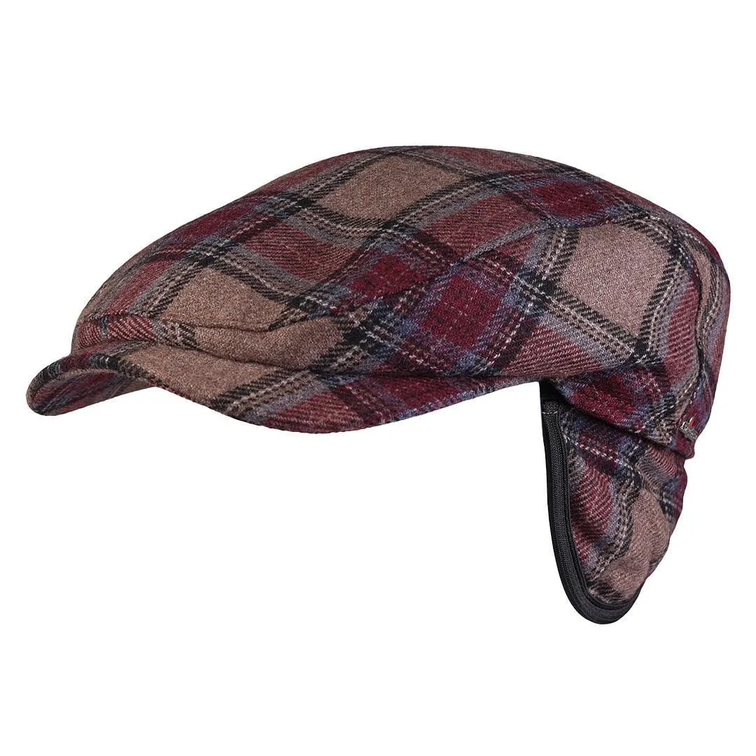 Wigens Men's Tartan Plaid Ivy Contemporary Earflap Cap sold by Belt Outlet product image thumbnail 3