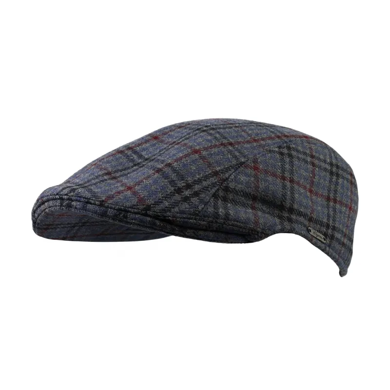 Wigens Men's Tartan Plaid Modern Ivy Cap made by Belt Outlet