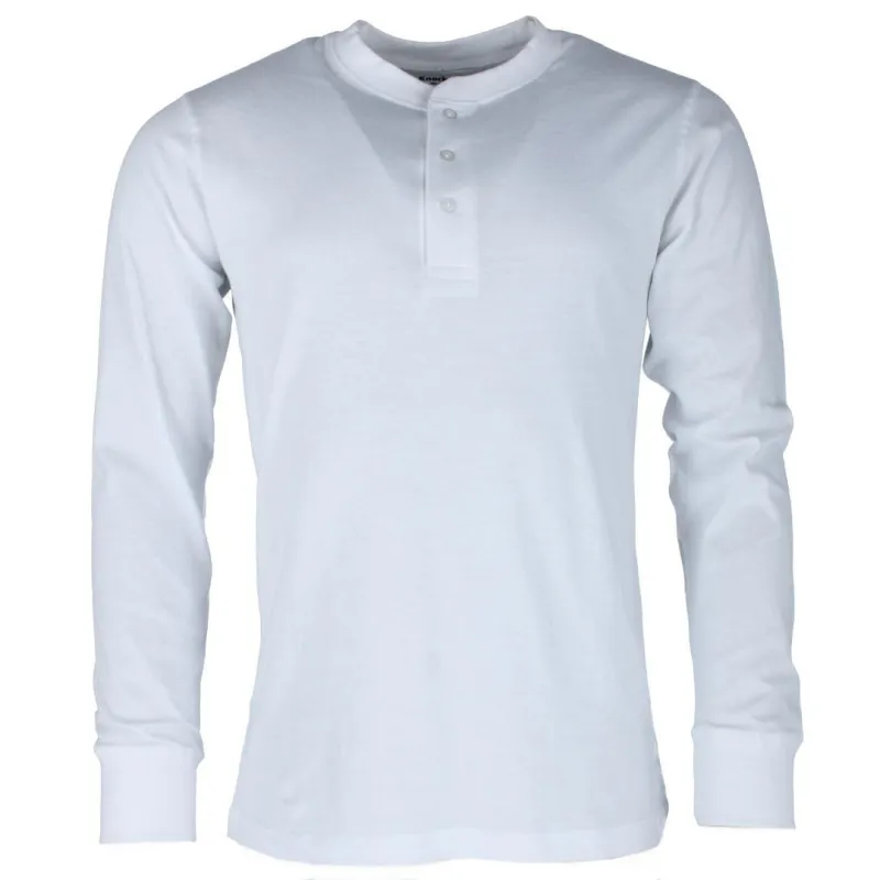Knocker Men's Crewneck Henley Lounge Top made by Belt Outlet