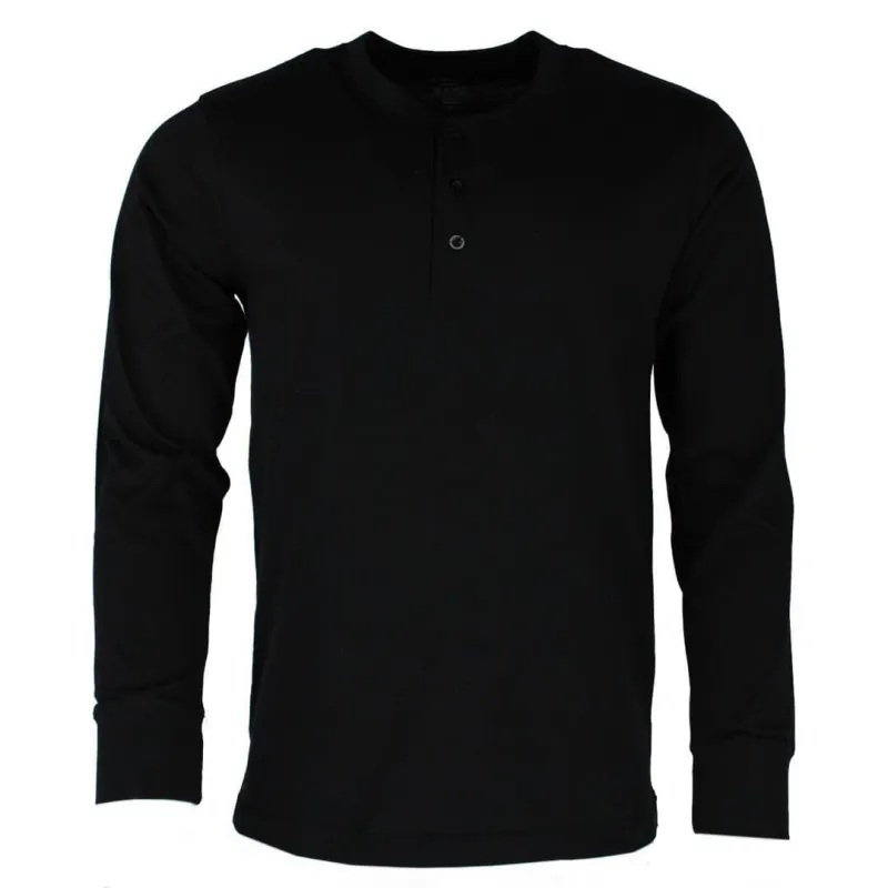Knocker Men's Big & Tall Crewneck Henley Lounge Top made by Belt Outlet