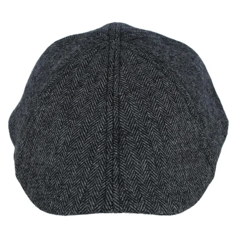 Broner Men's Wool Herringbone Pub Cap sold by Belt Outlet