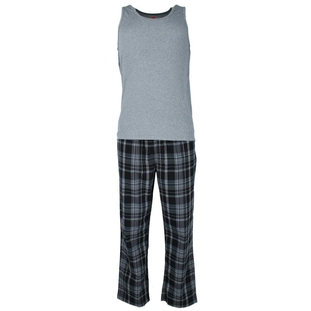 Hanes Men's Tank Top and Woven Pajama Pant Set sold by Belt Outlet product image thumbnail 5