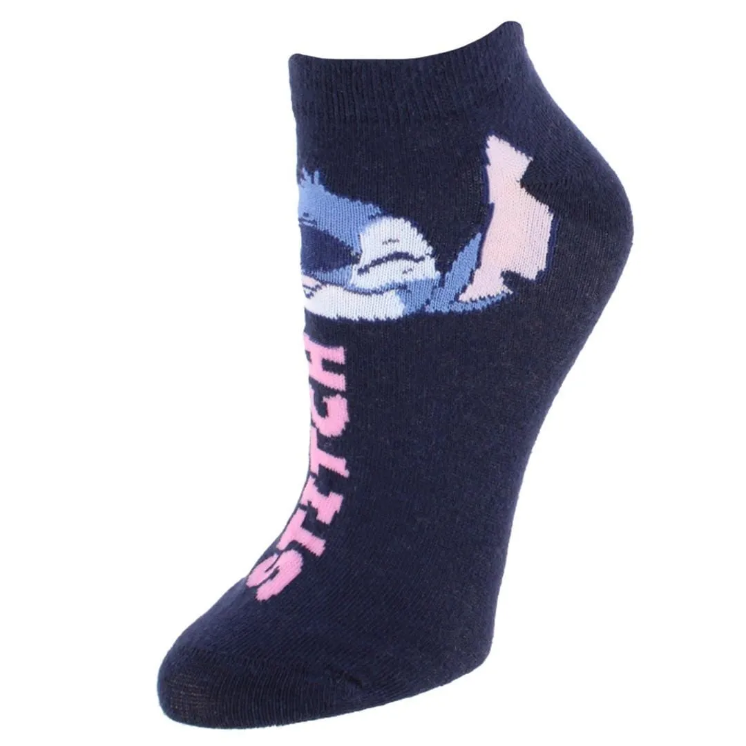 Textiel Trade Women's Disney Lilo & Stitch Sneaker Socks (3 Pair) sold by Belt Outlet product image thumbnail 4