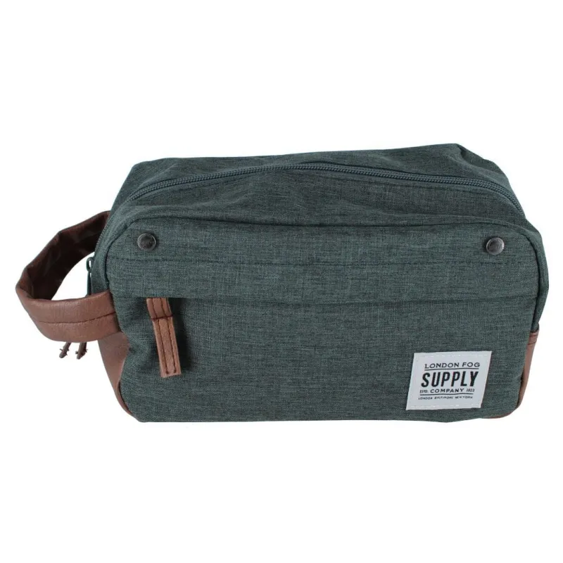 London Fog Men's Accessory Case Travel Kit with Carrying Handle sold by Belt Outlet