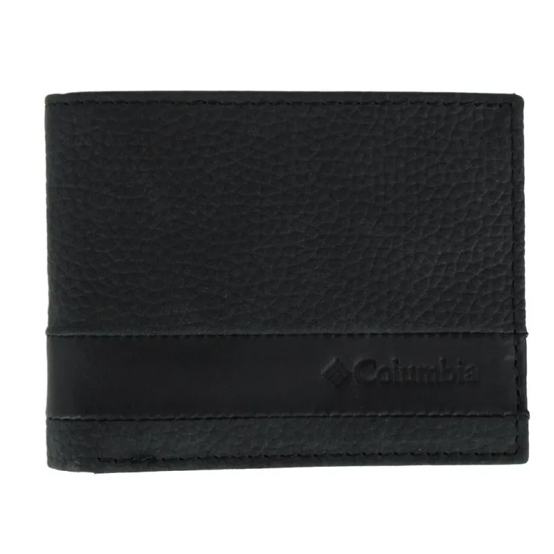 Columbia Men's Leather RFID Extra Capacity Slim Bifold Wallet made by Columbia
