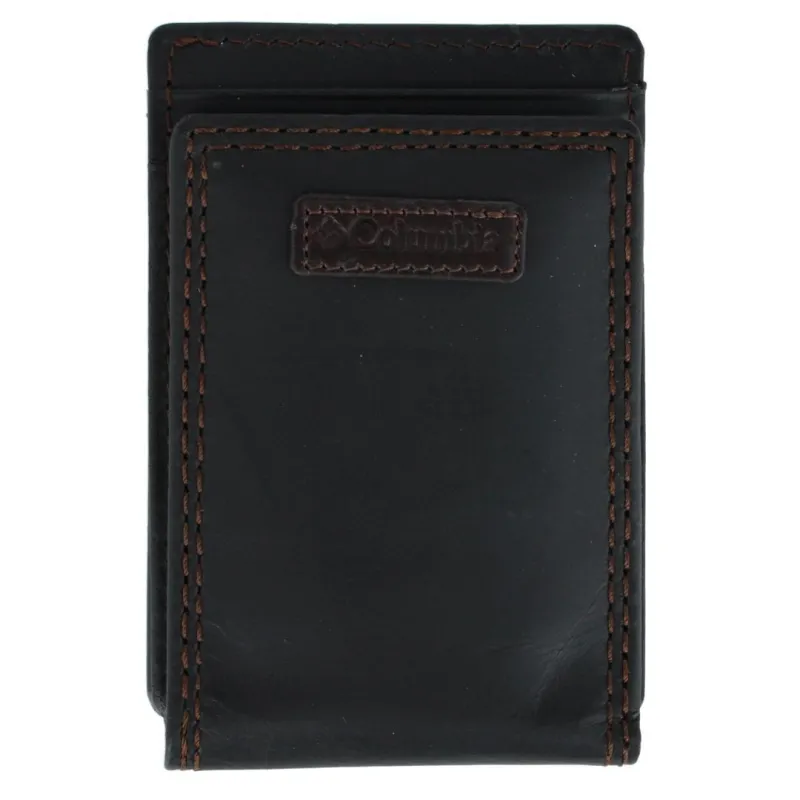 Columbia Men's Leather RFID Magnetic Front Pocket Wallet sold by Belt Outlet