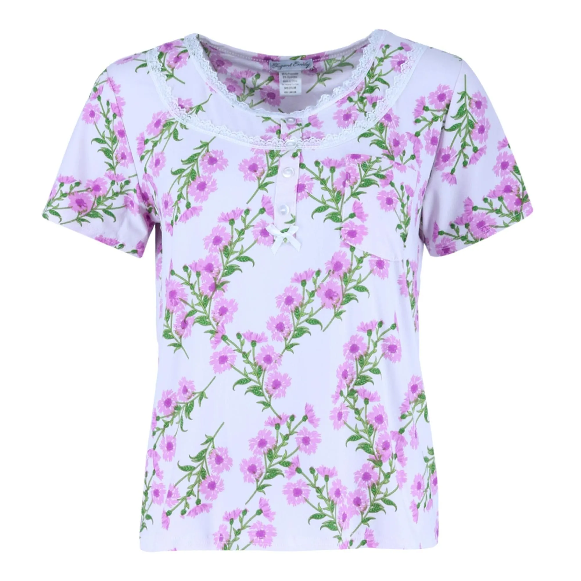 Elegant Emily Women's Floral Capri Sleep Set sold by Belt Outlet product image thumbnail 4