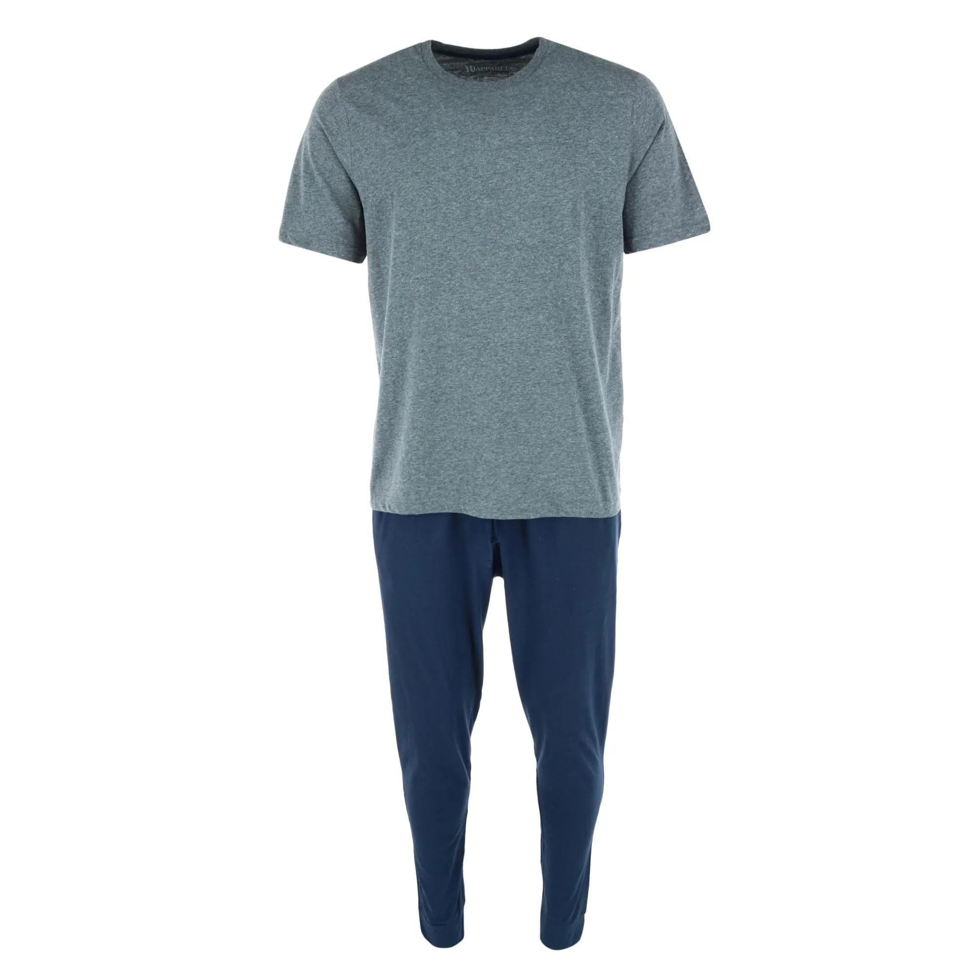 Ten West Apparel Men's Knit Tee and Lounge Pant Pajama Set sold by Belt Outlet