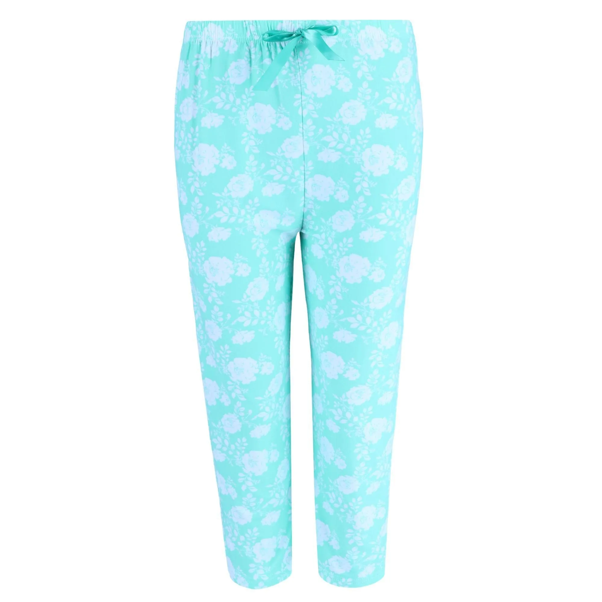 Elegant Emily Women's Plus Mint Floral Capri Set sold by Belt Outlet product image thumbnail 5