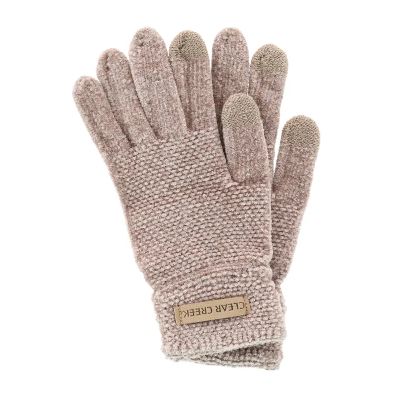 Clear Creek Women's Chenille Touchscreen Texting Glove made by Belt Outlet
