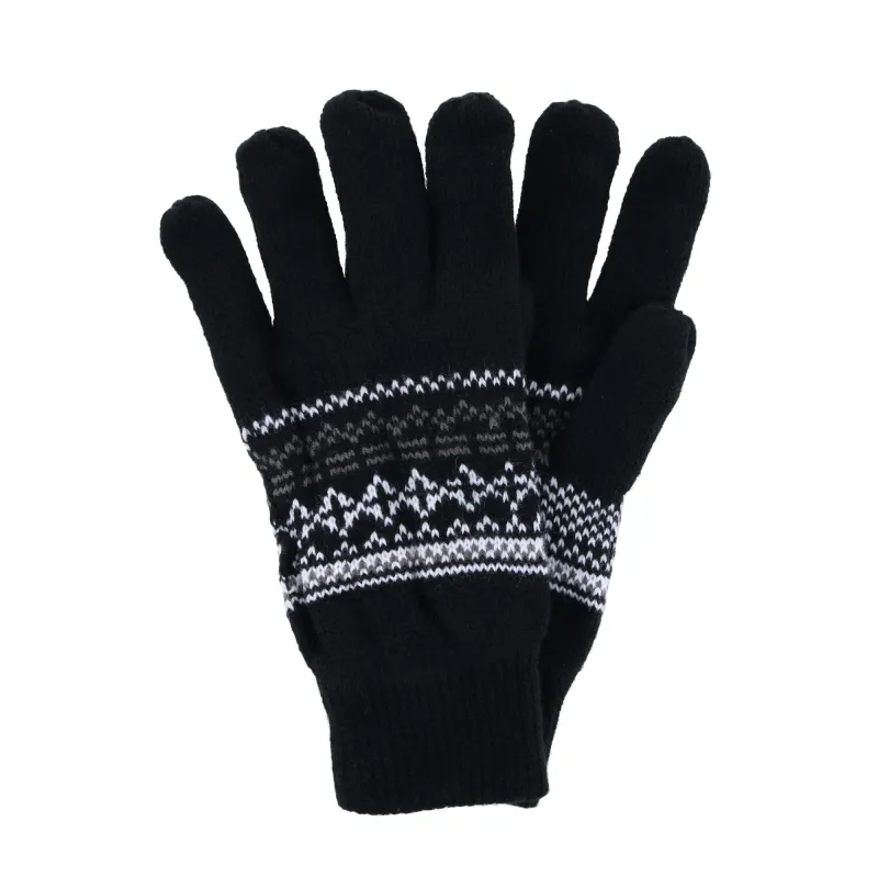 CTM® Men's Knit Winter Pattern Glove sold by Belt Outlet