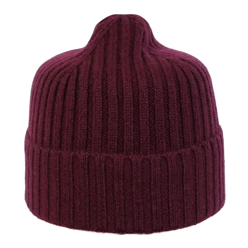 Wigens Unisex Cashmere Rib Knitted Beanie sold by Belt Outlet