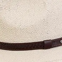 Wigens Men's Classic Wide Brim Hat with Leather Band sold by Belt Outlet product image thumbnail 4