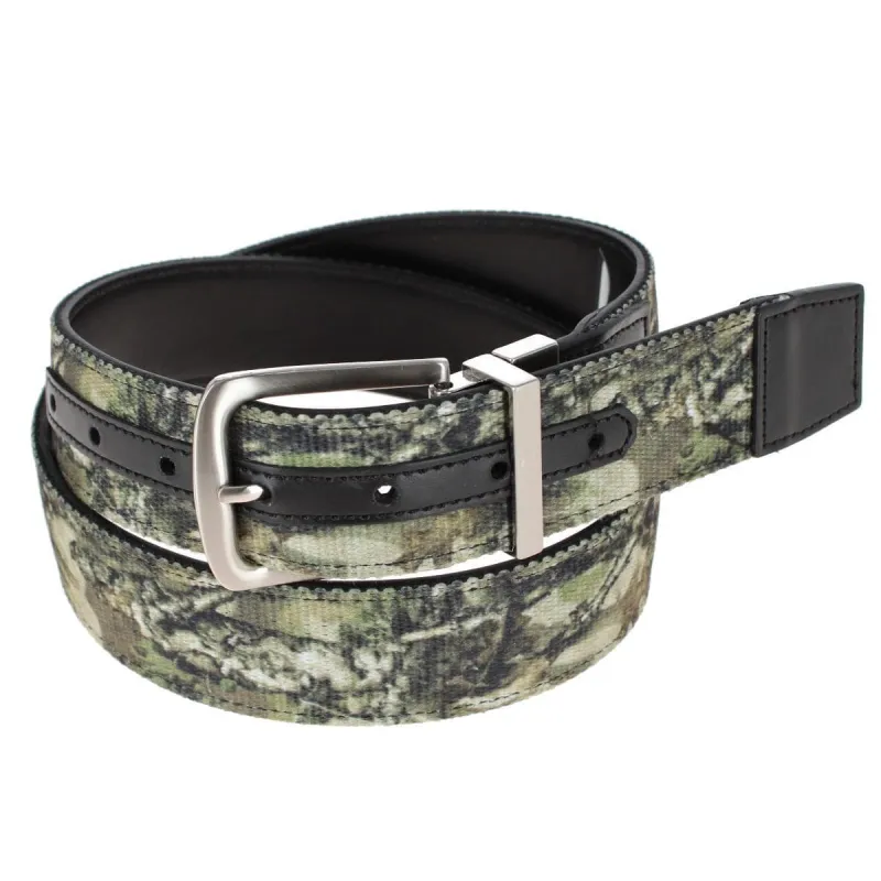Wrangler Men's Camoflauge Reversible to Solid Belt sold by Belt Outlet