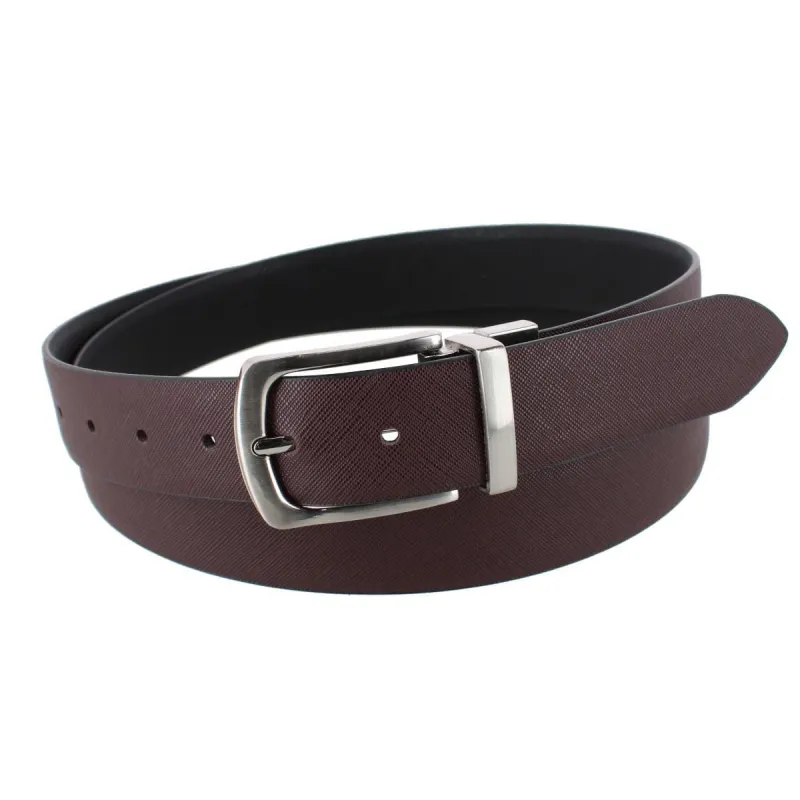 Stone Mountain Men's Big & Tall Reversible Saffiano Leather Belt sold by Belt Outlet