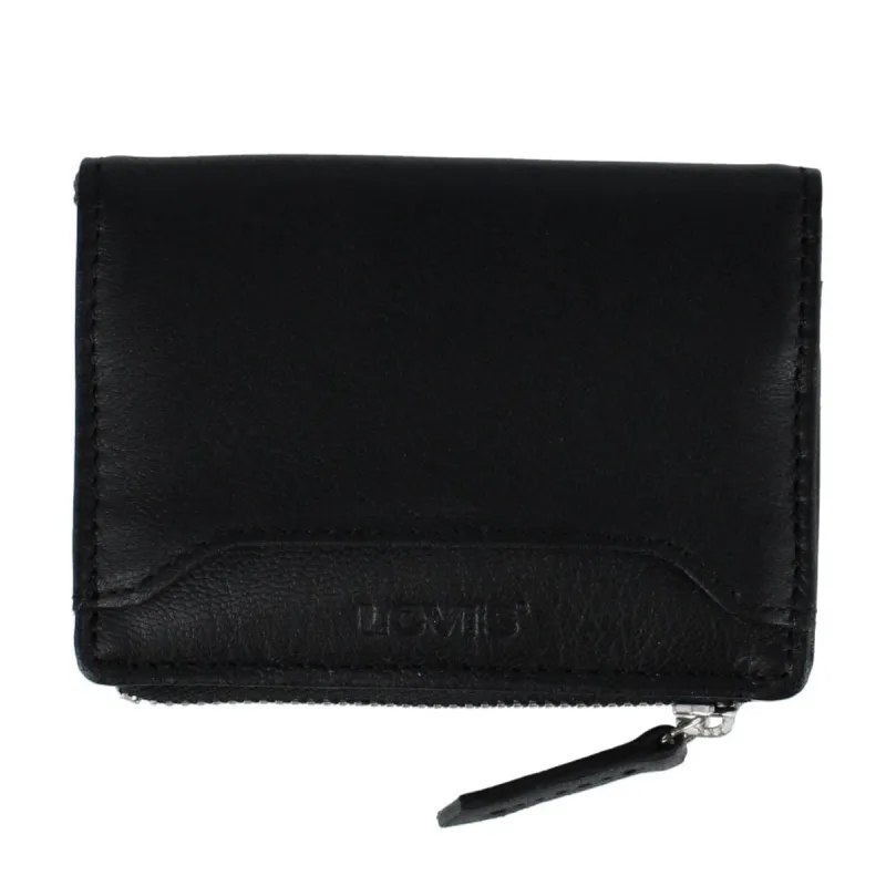 Levis Men's RFID Magnetic Close Front Pocket Wallet with Zip Pocket made by Levi's