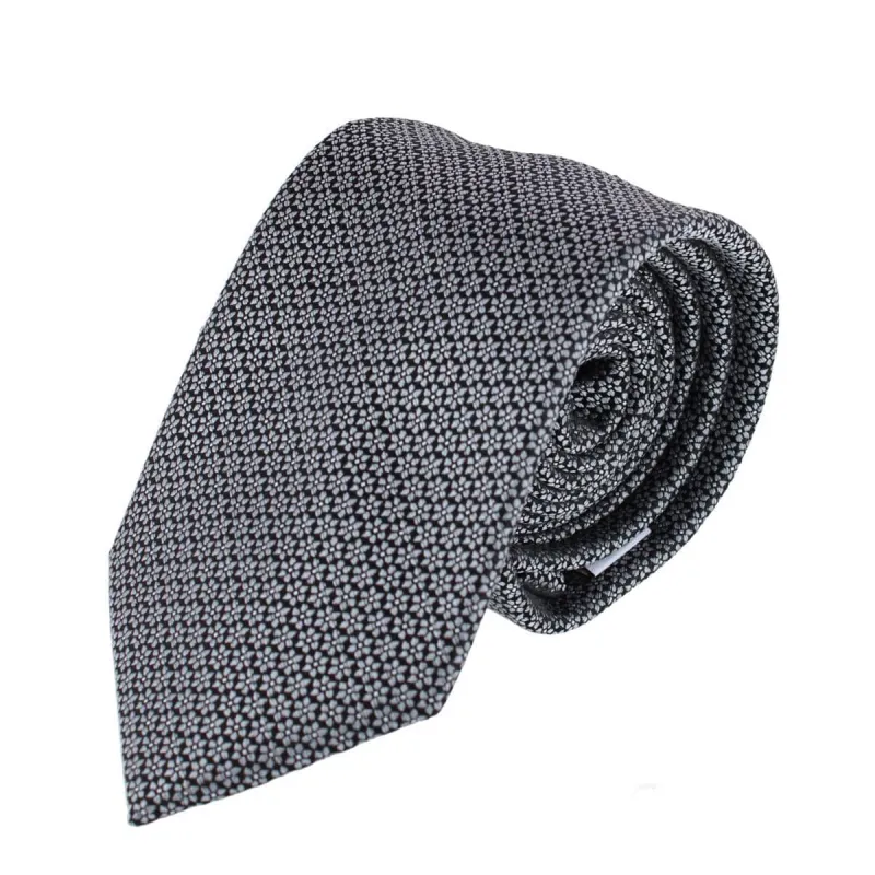 Ascentix Micro Flowers Necktie made by Belt Outlet